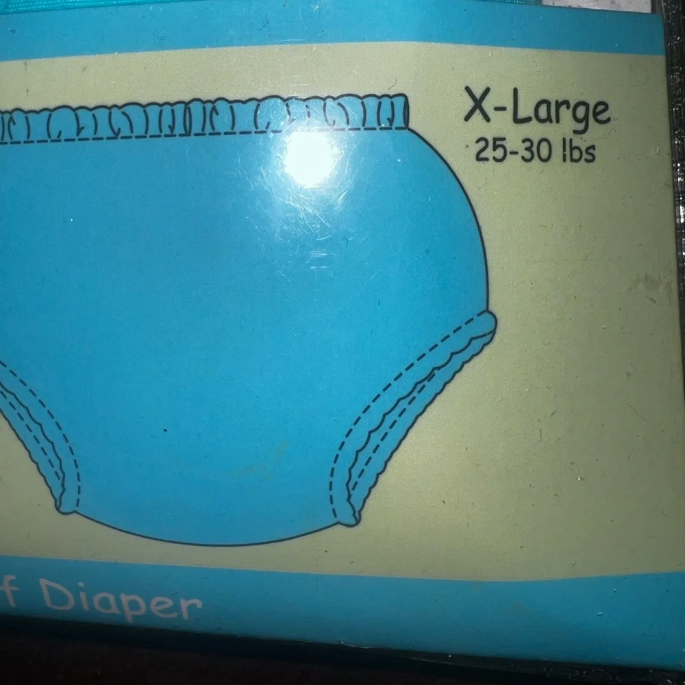 Wee Wave Blue Swim Diaper size xl